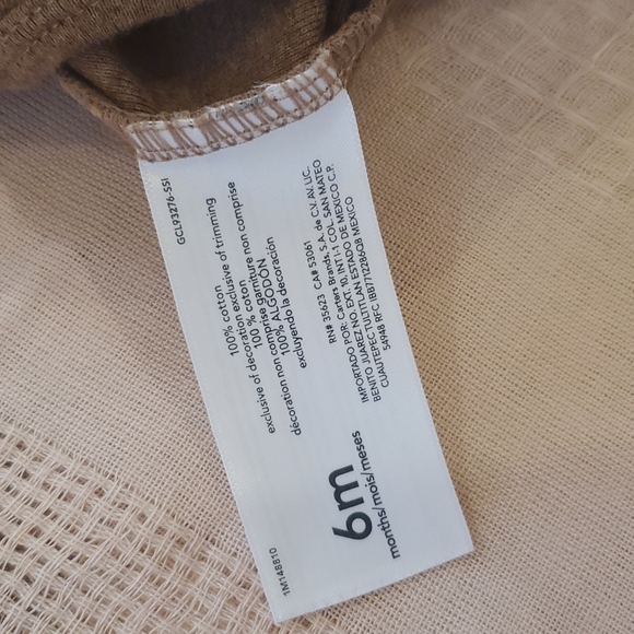 Brown Football Onesie - Carter's (6M - EUC) - Picture 4 of 4